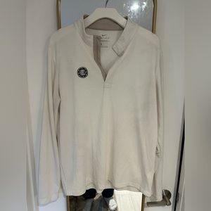 Nike Dri-Fit White Tr-Zip Jacket Los Angeles Clippers Size Mens Large